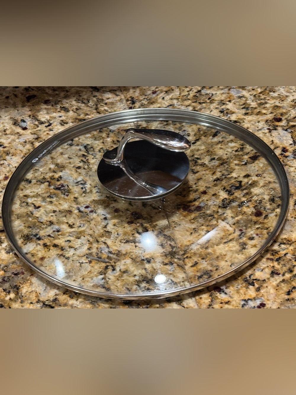 Tupperware T Chef Series Heavy Duty Glass Lid only Approx 11.75”